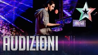 I timori e le speranze del pianista Mitja  Italias Got Talent 2015 [upl. by Suolevram]