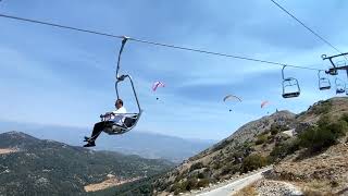 Babadag Cable Car  Paragliders  Ölüdeniz  Babadağ Teleferik  Fethiye – Muğla  Türkiye  Turkey [upl. by Oiram568]