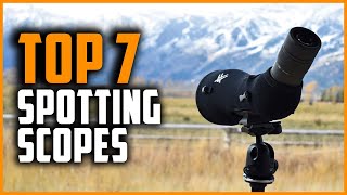 Best Spotting Scopes 2024  Top 7 Best Spotting Scopes for Range amp Hunting [upl. by Nohsyt886]