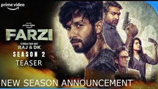 Farzi Season 2  official Trailar  K K Menon  Raj amp Dk  Shahid  Vijay Sathupathi  Contact [upl. by Trelu284]