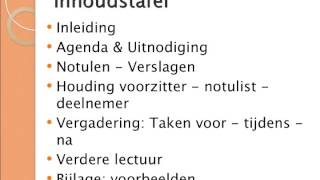 Inleiding  Notuleren En Verslagen Bij Vergaderingen Deel 1 [upl. by Buerger299]