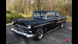 Small Block 427 Stroker V8 Powered 1955 Chevrolet Bel Air Test drive [upl. by Ragen379]