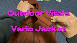 UNBOXING the ULTRALIGHT Outdoor Vitals Vario Jacket [upl. by Assiled]