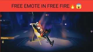 How to get free emote in free fire free emote free fire max emote for free trending foryou [upl. by Xever]