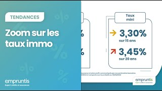 Les taux de crédit immobilier juillet 2024 [upl. by Andrej531]