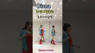 Diana Line Dance l Absolute Beginner l 다이아나 라인댄스 [upl. by Karin]