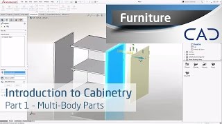 Introduction To Cabinetry Within SolidWorks Part 1 Multibodies [upl. by Atirehgram698]