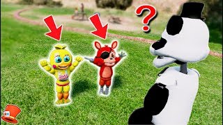 GUESS WHO PANDA FREDDY WILL ADOPT GTA 5 Mods FNAF RedHatter [upl. by Basso]