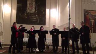 Ubi Caritas et Amor  Morten Lauridsen Ensemble Hilaris [upl. by Yllom688]