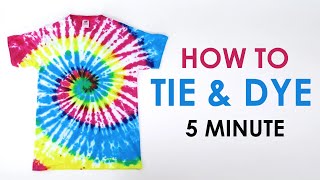 How to TieDye at Home Like a Pro  Try These 5 Easy Techniques [upl. by Eecyaj]