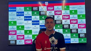 Conferenza Giacomo Zecca post Coppa Italia Serie C Lega Pro Torres vs AlbinoLeffe [upl. by Kina]