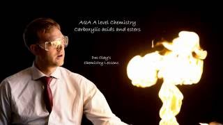 Alevel AQA Chemistry  Carboxylic acids and Esters [upl. by Weide771]