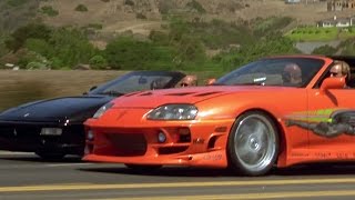 FAST and FURIOUS  Supra Test Drive Supra vs Ferrari 1080HD [upl. by Awjan200]