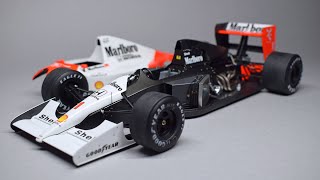 Building Sennas MP46 Full Build McLaren Fujimi 120 F1 Scale Model [upl. by Nielson]