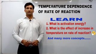 temperature dependence of rate of reaction [upl. by Christel]