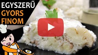 Rakott karfiol  Recept Videók [upl. by Autum248]