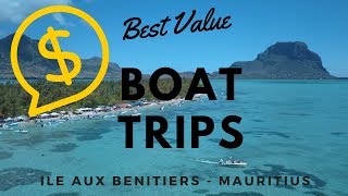 Boat trips Ile Aux Benitiers Mauritius  Best Value [upl. by Froemming]