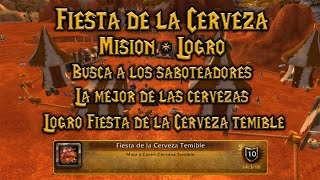 Busca a los saboteadores  La mejor de las cervezas  Logro Fiesta de la Cerveza temible H [upl. by Aoket]