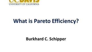 Pareto Efficiency [upl. by Ellersick]