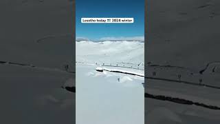 Snow in Lesotho 🇱🇸 [upl. by Adnohryt]