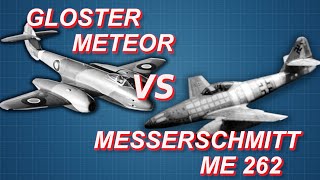 The Gloster Meteor vs the Messerschmitt Me 262  Jet Fighters in WWII  WWII DOCUMENTARY [upl. by Herbst]