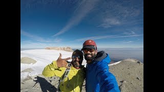 Climb Iztaccihuatl Volcanic summit Mexico [upl. by Llydnek673]