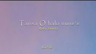 Musica foun 2021  Tansa O Halo Nune Roby Sanety Lirik [upl. by Irelav372]