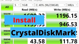 How to Install CrystalDiskMark on Windows 11 [upl. by Amehsyt619]