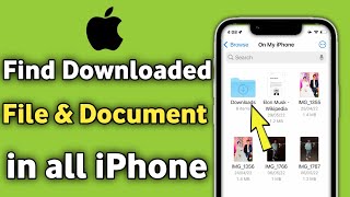 iPhone  How to find downloaded pdf files on all iphones ipads ipods [upl. by Fabozzi]