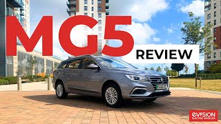 EVision Electric Vehicles MG5 Estate Car Review 2024 [upl. by Jeroma940]