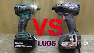 Makita vs Bosch Impact Drivers  Is Bosch Better at Lug Nuts [upl. by Lednek]