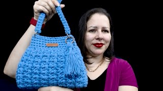 PASO A PASO PARA TEJER CARTERA A CROCHET [upl. by Namhcan]