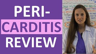 Pericarditis  Nursing Management Treatment of Pericardial Effusion Friction Rub amp Pericardium [upl. by Barthelemy]