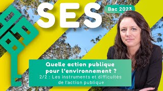 Quelle action publique pour lenvironnement 22 Les instruments et difficultés de l’action publique [upl. by Karwan905]