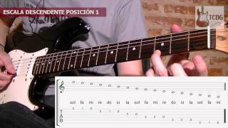 Aprende Las Notas en la Guitarra Eléctrica en 6 minutos Tutorial por Mario Freiria TCDG [upl. by Broddy]