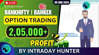 Live Intraday Trade  Bank nifty Option Trading by Intraday Hunter [upl. by Gerkman]