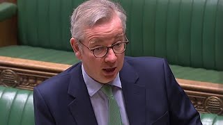 EU eroded trust by moving to block vaccines to Northern Ireland says Gove [upl. by Aneled68]