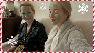 Vlogmas 15 Day 15 Testing Mineral Foundation Your Cards Lush Masks [upl. by Aitam]