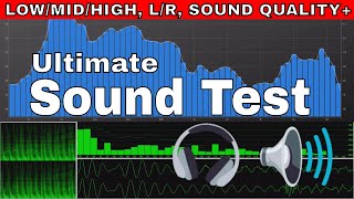 Test Your SpeakersHeadphone Sound Test LowMidHigh LR Test Bass Test Quality Frequency Range [upl. by Spiegleman179]