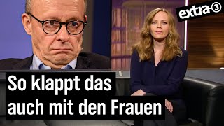 Sarah Bosetti Friedrich Merz und die Frauen  extra 3  NDR [upl. by Anual]