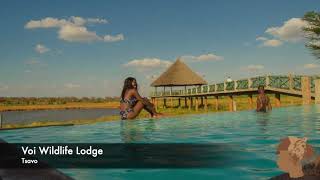 Voi Wildlife Camp Tsavo Overlooks A Natural Waterhole And Has One Of The Best Experiences In Tsavo [upl. by Toor]