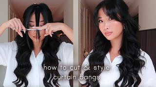 styling long layers  curtain bangs  amp 3 hairstyles to go w it [upl. by Hsaka233]