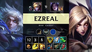 Ezreal ADC vs KaiSa Triple Kill Legendary  EUW Challenger Patch 1418 [upl. by Ssew865]