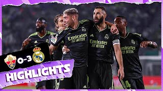 Elche 03 Real Madrid  HIGHLIGHTS  LaLiga 202223 [upl. by Arvo]