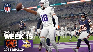 Chicago Bears vs Minnesota Vikings Game Highlights  NFL 2024 Season Week 15 [upl. by Roseanna]