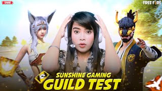 🔴FREE FIRE LIVE WITH SUNSHINE AND 1 VS 4 GUILD TEST😎✌ Free Fire Live fflive girlgamer 1million [upl. by Melton]