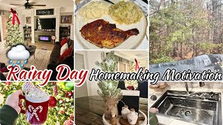 🌧️COZY Rainy Day Homemaking Motivation DITL🌧️  Cleaning Motivation  Home Sweep Home [upl. by Cannon]