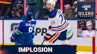 Oilers drop game 1 blow multigoal lead  Draisaitl leaves and comes back McDavid 0 shots [upl. by Chaudoin187]