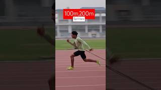 100m sprinters training with Drag [upl. by Neron]