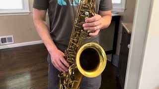 Miami Dukoff Large Chamber LD9 Super Power Chamber Tenor Saxophone Mouthpiece Demo [upl. by Dleifniw]